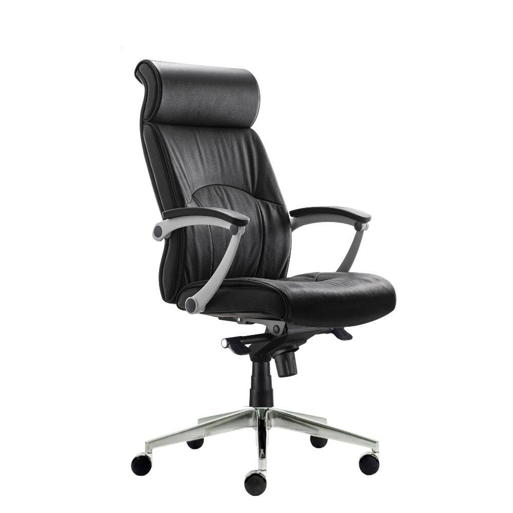 Silla de cuero Classics – cuero real, soporte real, presencia ejecutiva