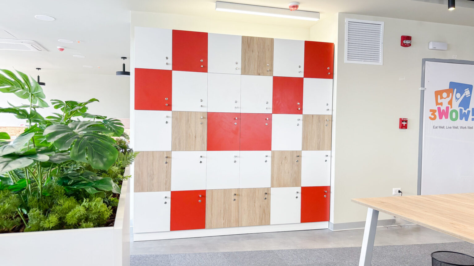 Proyecto Ajinomoto - lockers en espacios de trabajo lockers